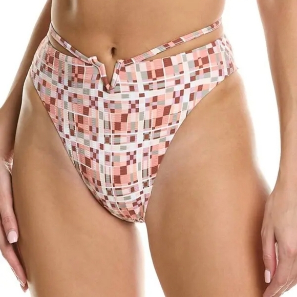 NWT L Space Women Anthropologie Joy Bottom Bitsy swim sz L - Picture 1 of 9